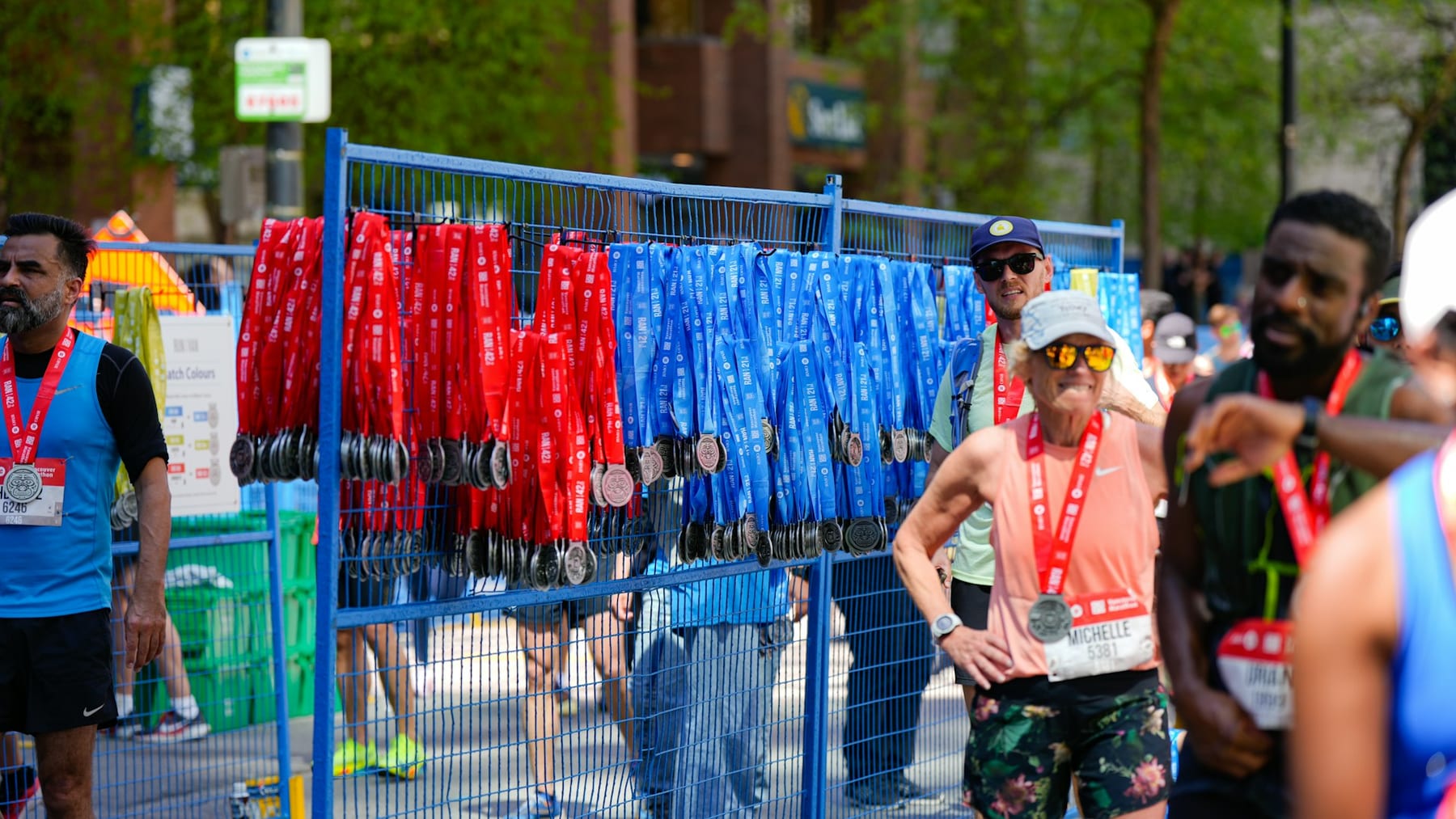 Triatleta en transición