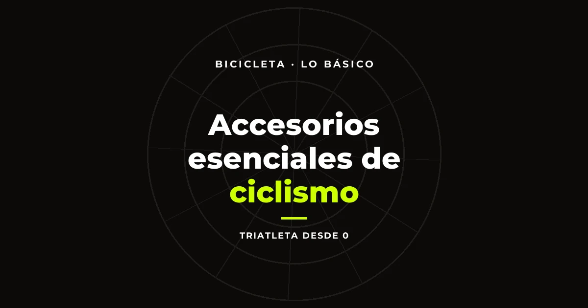 Accesorios esenciales de ciclismo: qué llevar en la bici de triatlón
