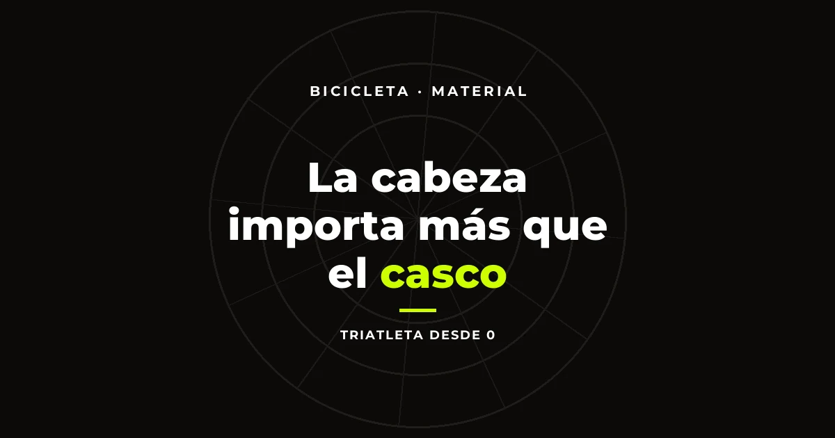 La cabeza importa más que el casco