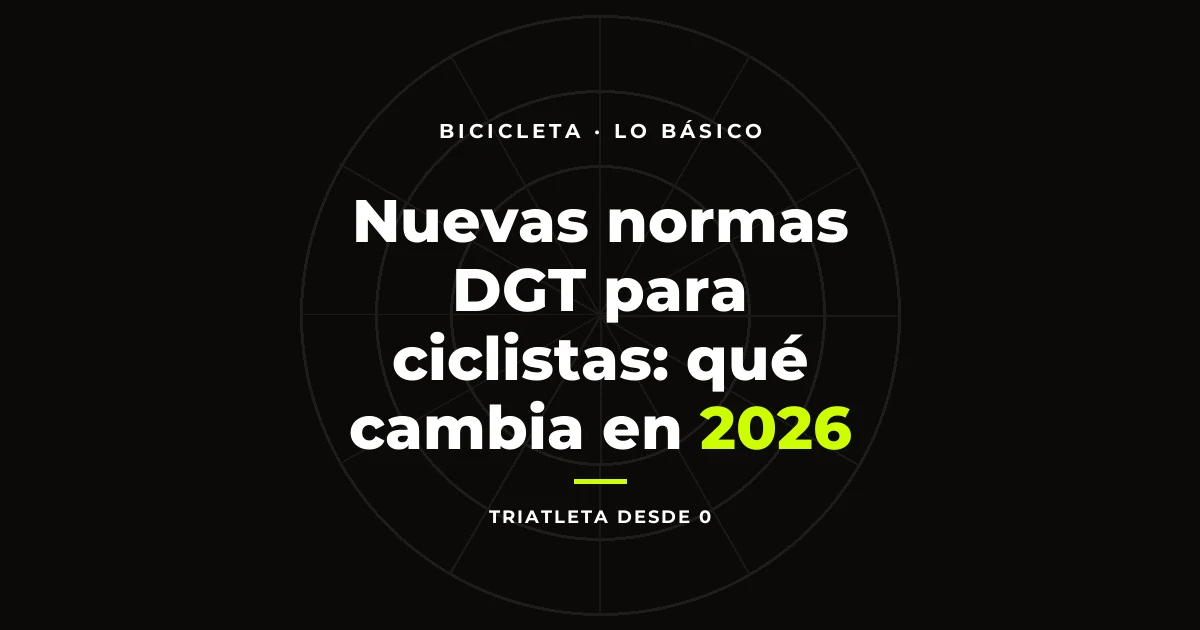 Nueva normativa DGT para ciclistas 2026: qué cambia