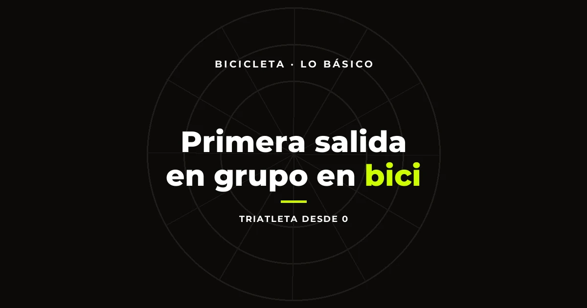 Primera salida en grupo en bici: cómo rodar seguro y sin errores