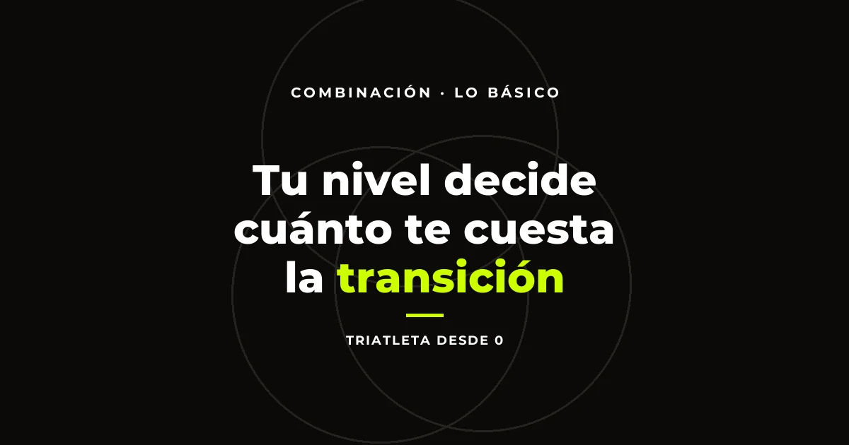 Tu nivel decide cuánto te cuesta la transición